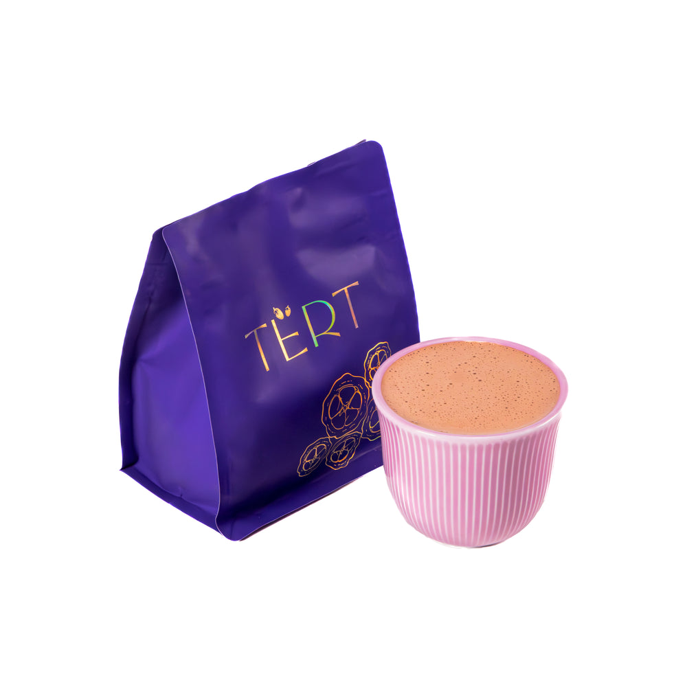 TËRT FLUFFY KAKAO chocolate granules and chocolate drink