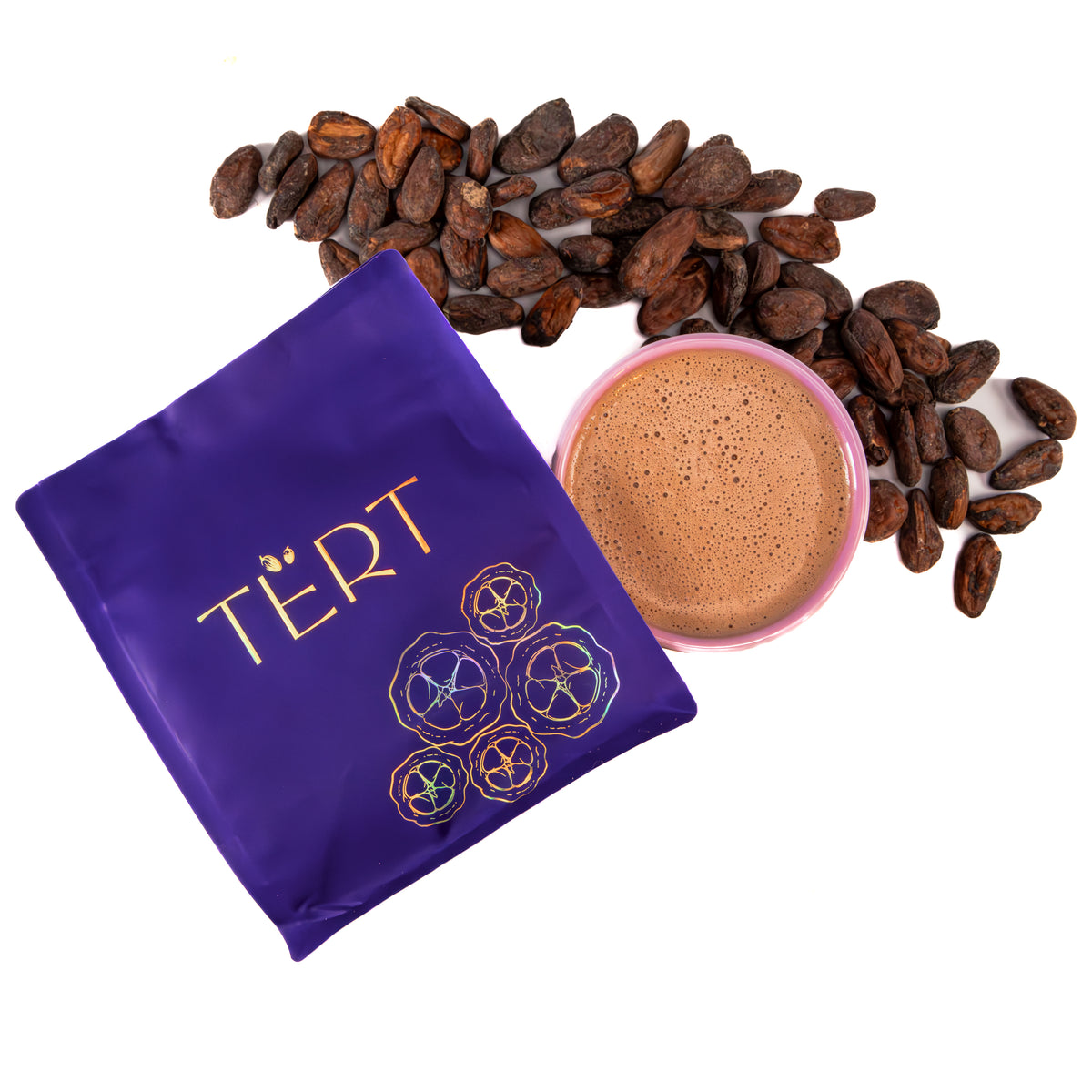TËRT FLUFFY KAKAO chocolate granules and chocolate drink